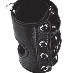 Blue Line 3'' Cock Sheath: Leder-Penismanschette