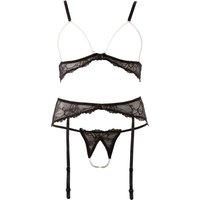 3-teiliges Straps-Set, ouvert, mit Schmuckperlen 