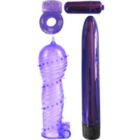 4-teiliges Toy-Set „Ultimate Pleasure Couple’s Kit“, mit Vibrator