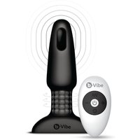 Analplug „rimming“ mit Vibration und Rotation, inklusive Funk-Fernbedienung
