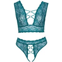 Bralette plus String aus Spitze