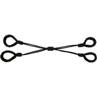 Fesselkreuz „Cuff Set Rope“ mit verstellbaren Schlaufen für Hände und Füße, weiche Baumwollseile
