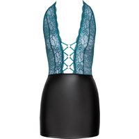 Kleid mit Oberteil aus Spitze und Rock im Mattlook
