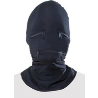 Kopfmaske „Zipper Face Hood“, aus elastischem Stoff