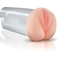 Masturbator „Deluxe See-Thru Stroker“, mit Vagina und Anus-Öffnung
