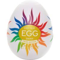 Masturbator „Egg Shiny Pride Edition“, mit Rillenstruktur