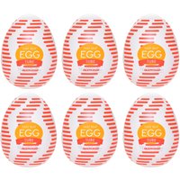 Masturbator „Egg Tube“ mit gerippter Wellen-Stimulationsstruktur