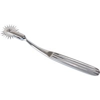 Nervenrad „Pin Wheel“ aus verchromten Messing, Nadelspitzen 5 mm lang