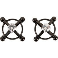 Nippelklemmen „Nipple Jewellery Shiny Star“, 9 g pro Stück, jeweils 4 Justierschrauben