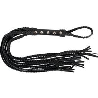 Peitsche „CatONine“ aus Leder, 70 cm