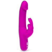 Rabbitvibrator „Realistic Slim“ mit 12 Vibrationsmodi und 2 Motoren, 24 cm