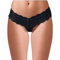 String mit eingenähter Perlenkette im Schritt