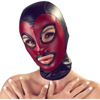 Kopfmaske im elastischen, 2-farbigen Mattlook