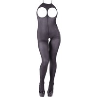 Catsuit aus semitransparentem Strumpfmaterial