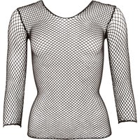 Shirt aus grobem Netzmaterial