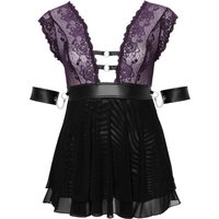 Babydoll mit Halsband und Armfesseln