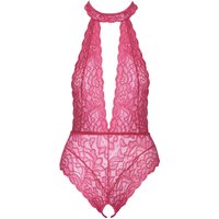 Body ouvert aus weicher Stretch-Spitze