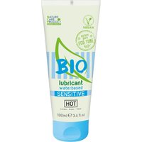 Gleitgel „HOT BIO waterbased Sensitiv“, 100% bio