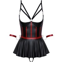 Hebe plus String ouvert, mit abnehmbaren Handfesseln