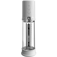 Penispumpe „Max Boost“ mit integriertem Pumpmechanismus