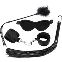 4-teiliges Bondageset „Fetish Kit Samt“, für zarte bis harte Sessions