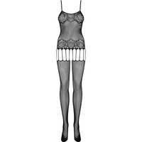 Catsuit ouvert in Straps-Optik