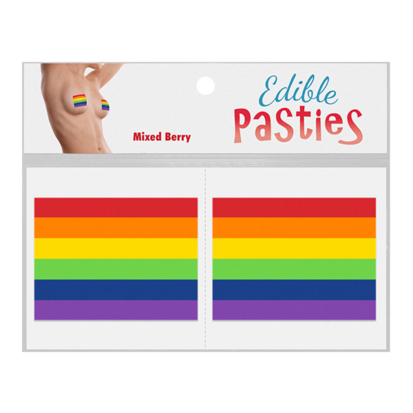 Pride Flag Edible Pasties