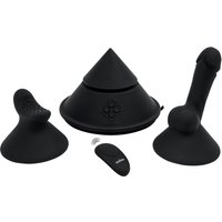 Sexmaschine „Cone“ mit 2 Silikon-Aufsätzen und Fernbedienung