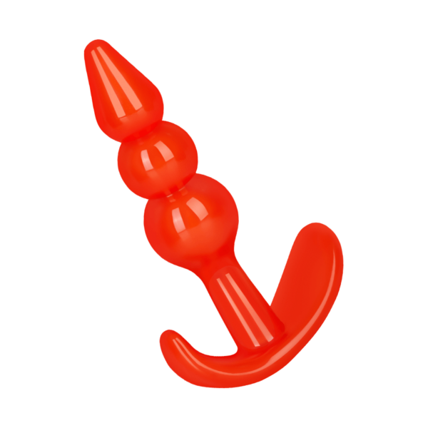 Analdildo mit Kugelstruktur, 9 cm