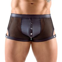 Netz-Pants mit Mattlook-Details