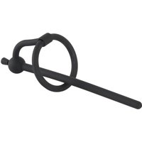 Penisplug „Piss Play with Stopper“ mit Eichelring, komplett aus Silikon